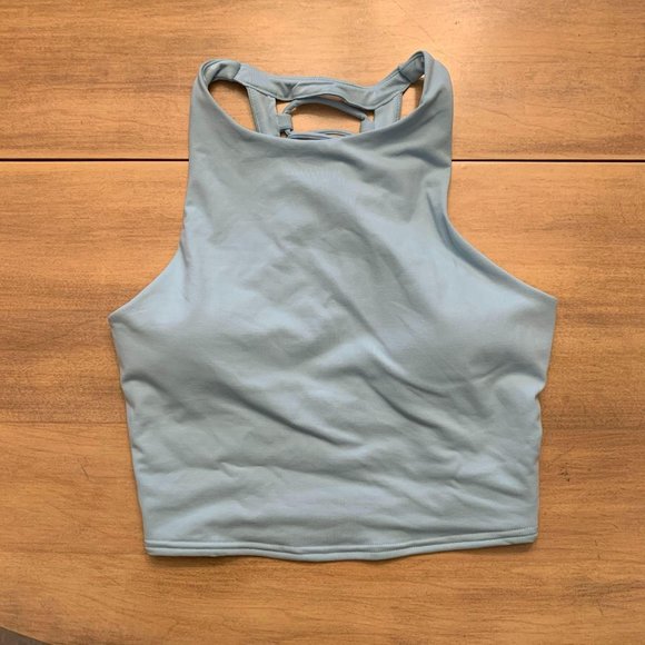 NWT alo yoga movement sports bra glass blue Medium - Picture 3 of 8